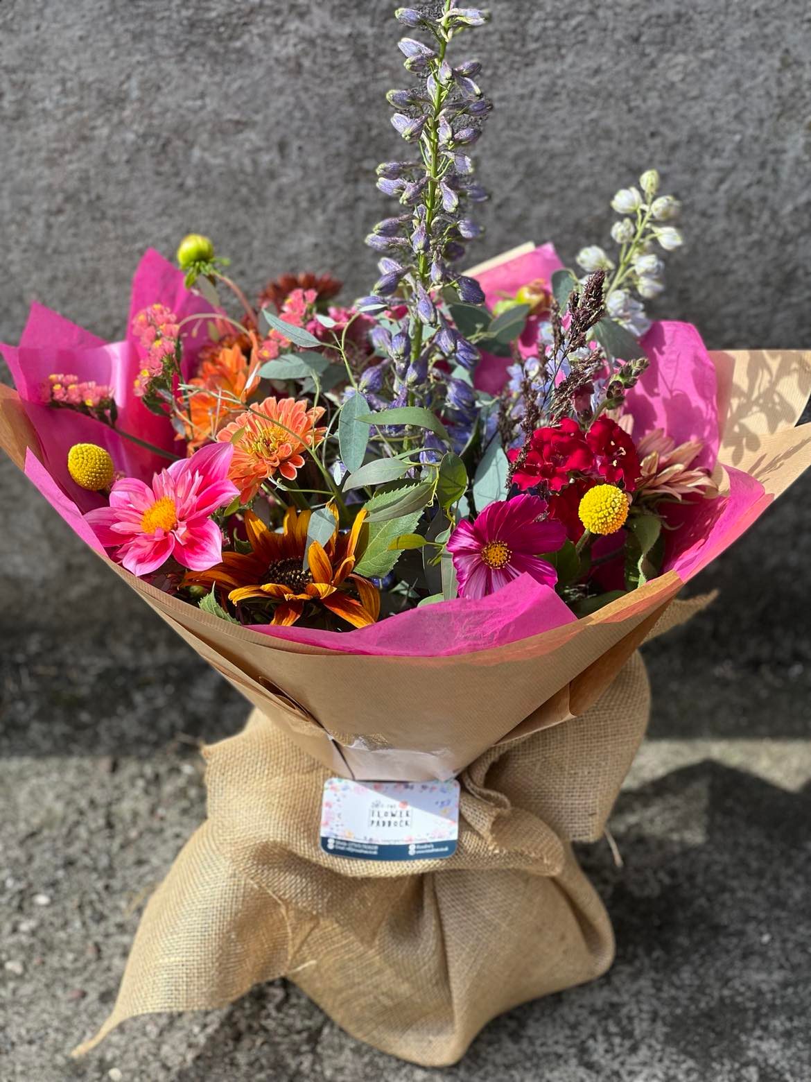 Hessian Bouquets