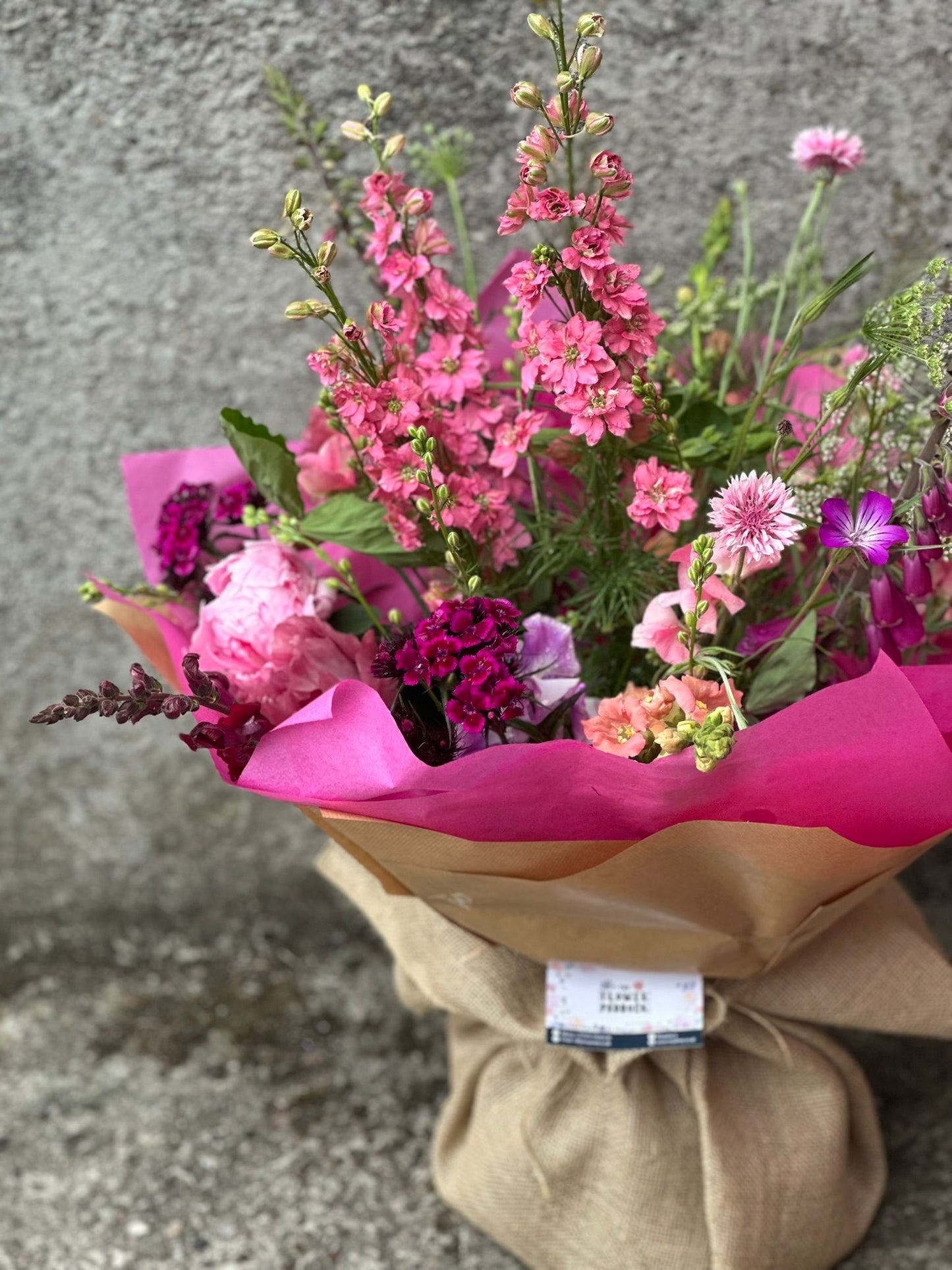 Hessian Bouquets