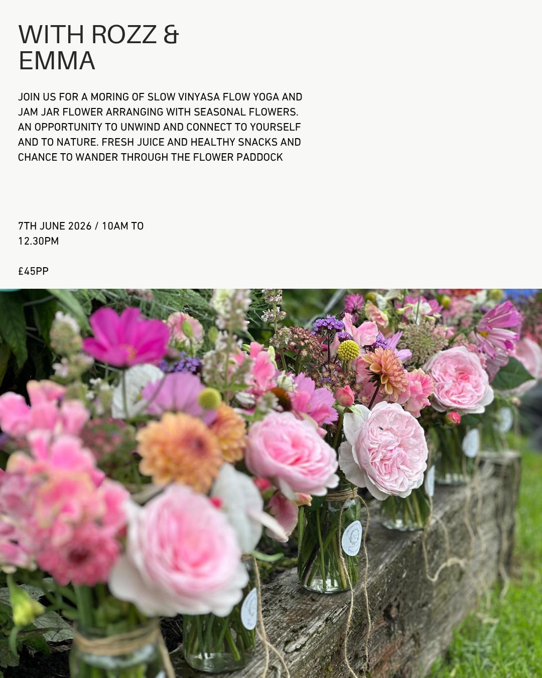 Flowers and Flow Event 7th June 2026