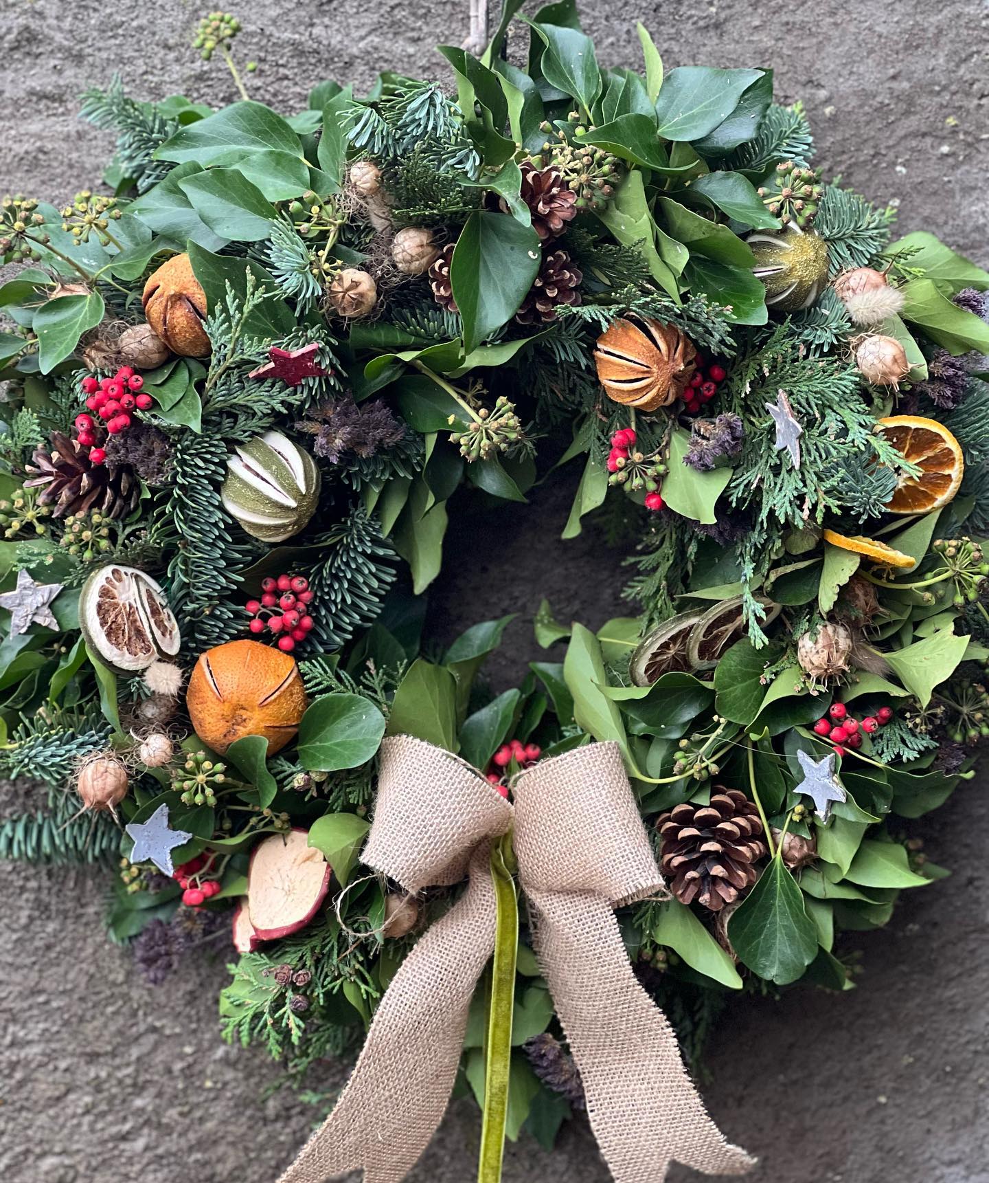 Bespoke Christmas Wreath (Postal)